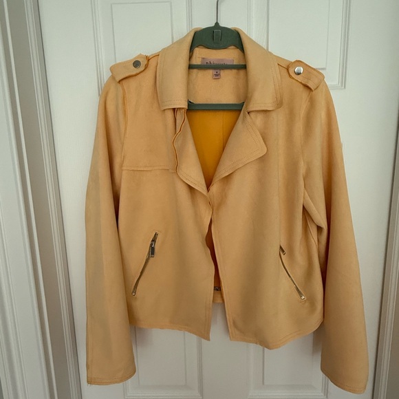 Philosophy Pale Yellow Blazer NWOT Medium - Picture 4 of 7